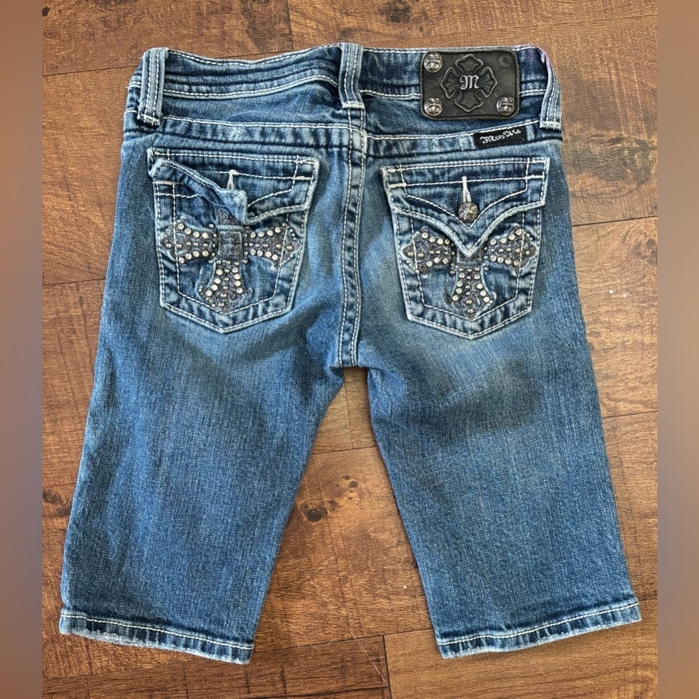 Miss me girls youth Bermuda shorts Sz 12 - Picture 5 of 9
